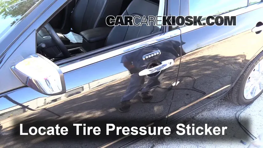 2011 Lincoln MKZ 3.5L V6 Tires & Wheels Check Tire Pressure
